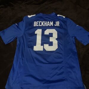 New York giants Nike Men's Royal Blue Beckham Jr. Jersey